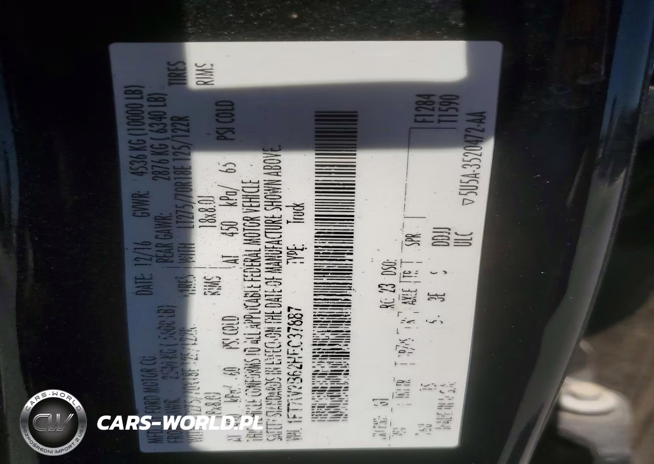 2017 Ford F250 Super Duty VIN:1FT7W2B62HEC37887 - 12