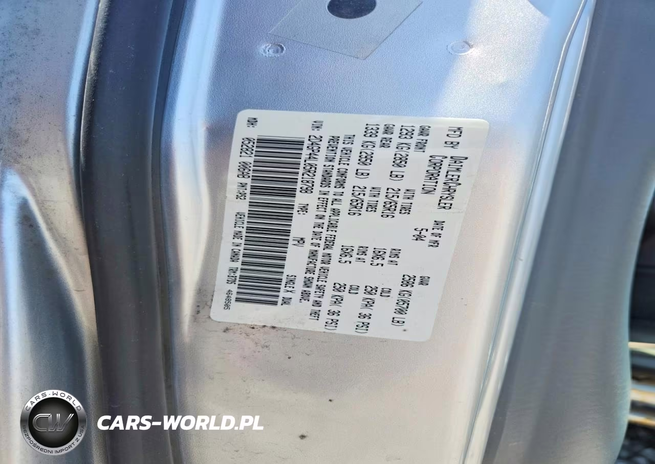 2005 Dodge Grand Caravan Sxt VIN:2D4GP44L05R218798 - 13