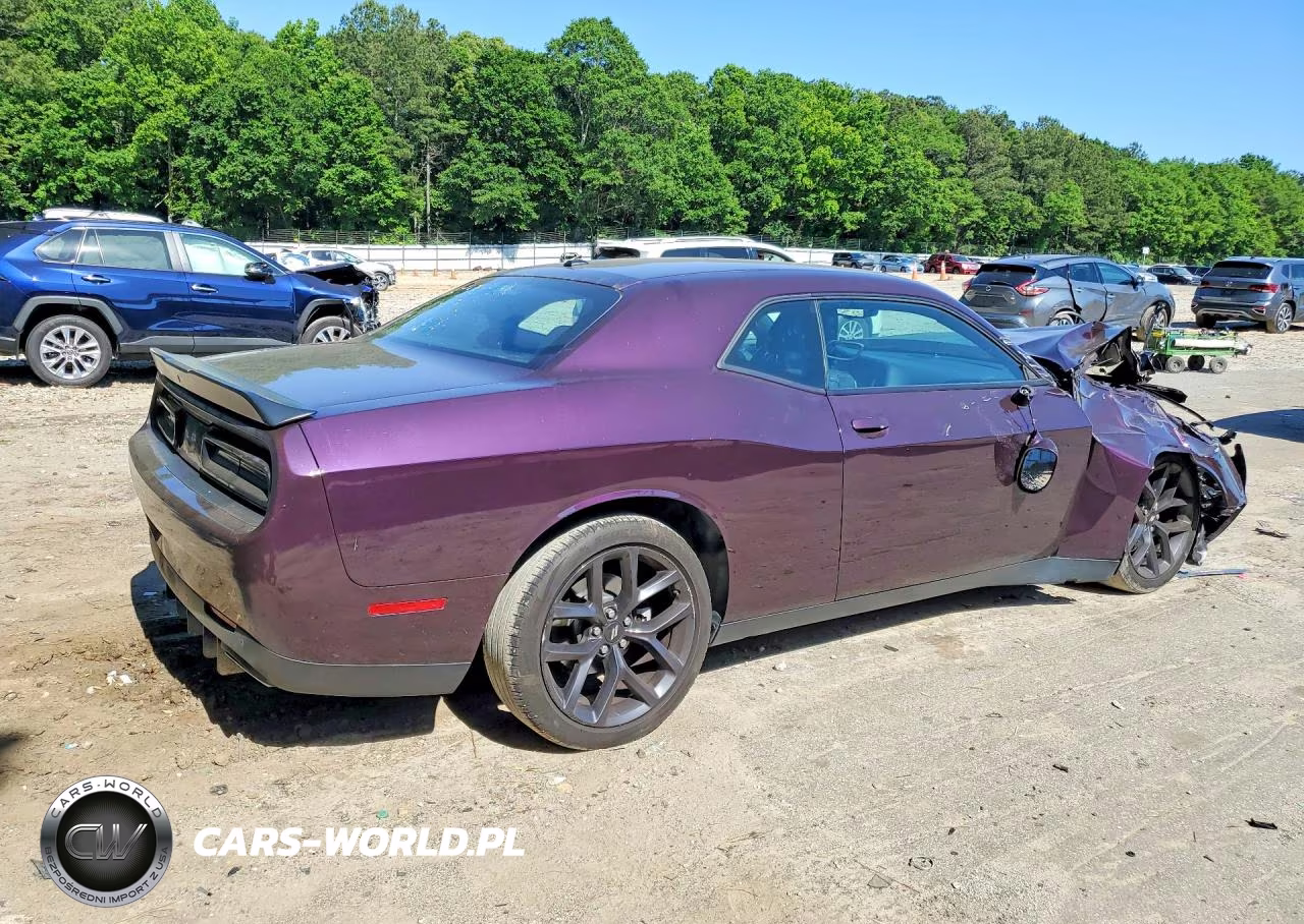 2022 Dodge Challenger Sxt VIN:2C3CDZAG1NH105753 - 3