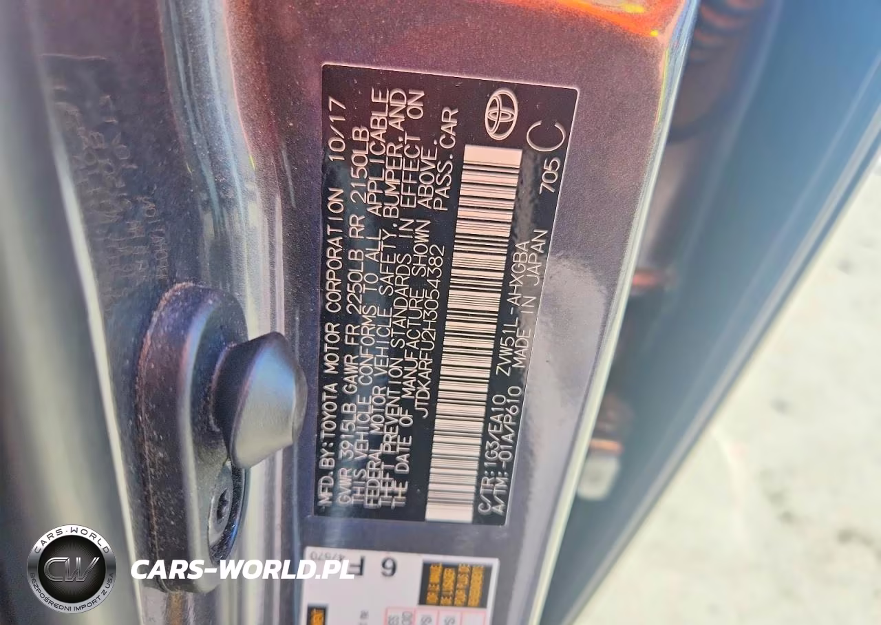 2017 Toyota Prius Four VIN:JTDKARFU2H3054382 - 12
