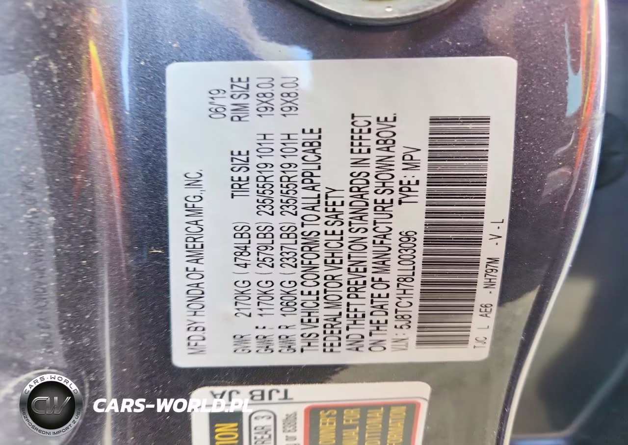 2020 Acura Rdx Advance VIN:5J8TC1H78LL003096 - 12