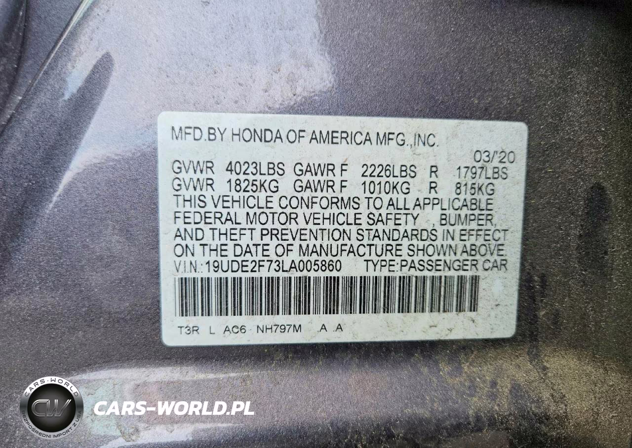 2020 Acura Ilx Premium VIN:19UDE2F73LA005860 - 13
