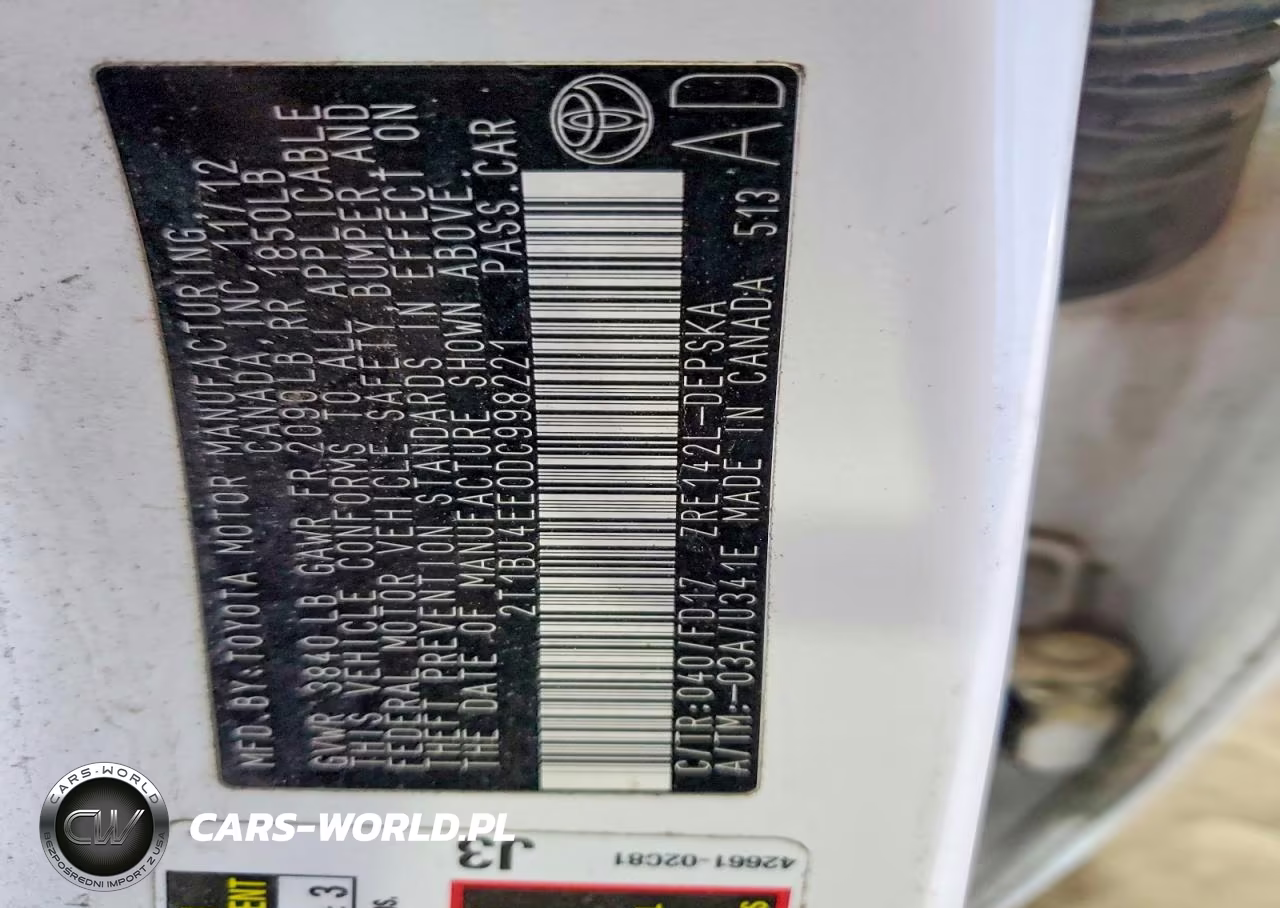 2013 Toyota Corolla S VIN:2T1BU4EE0DC998221 - 12