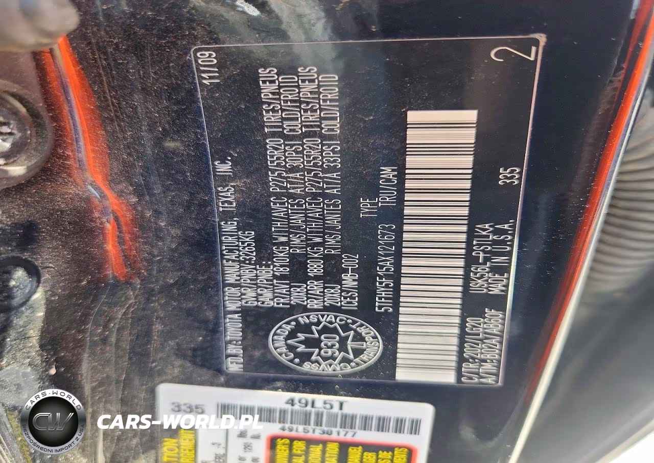 2010 Toyota Tundra Crewmax Limited VIN:5TFHY5F15AX121673 - 12