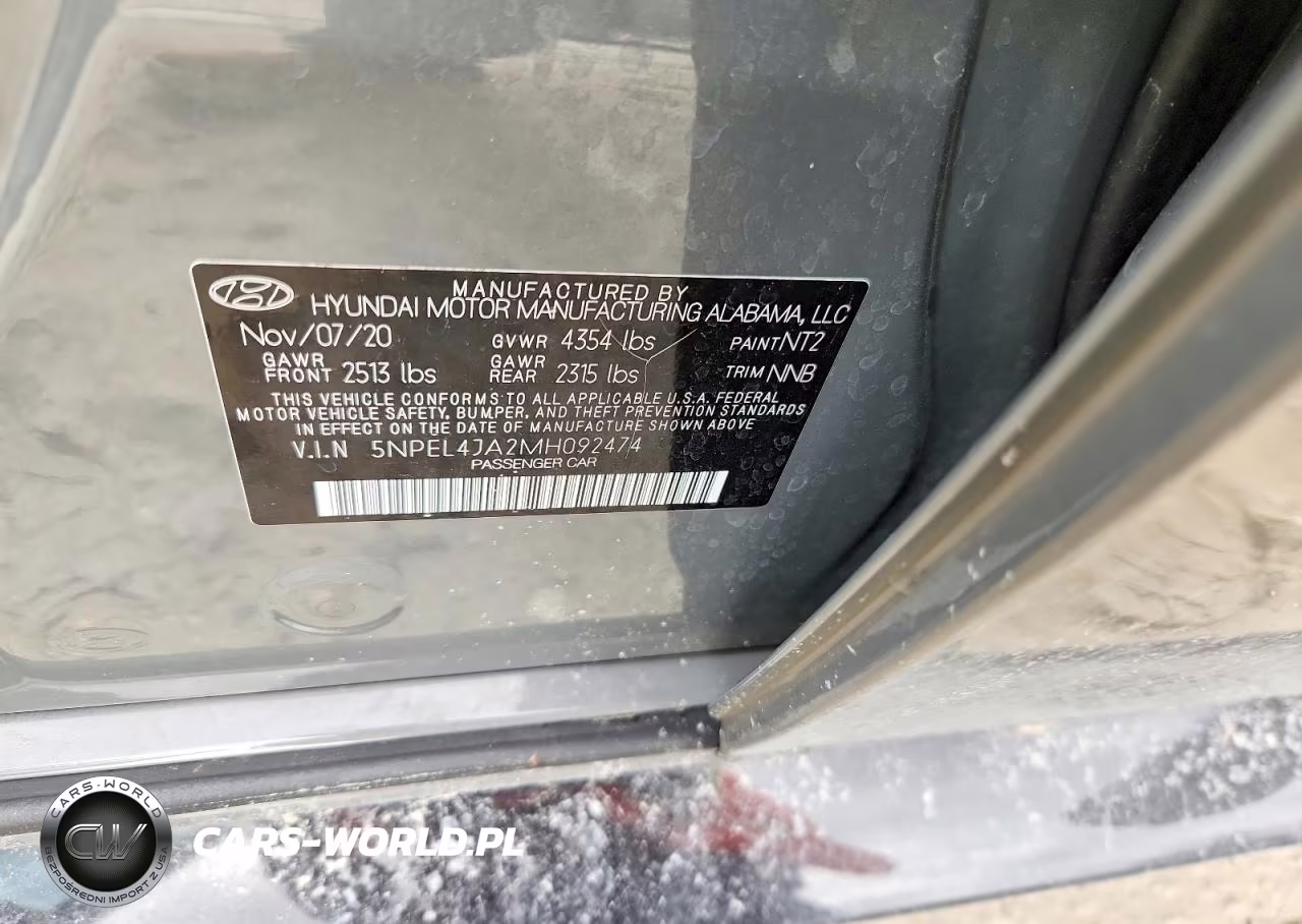 2021 Hyundai Sonata Sel VIN:5NPEL4JA2MH092474 - 12