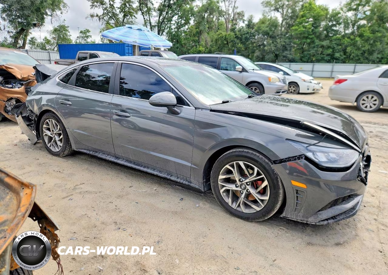 2021 Hyundai Sonata Sel VIN:5NPEL4JA2MH092474 - 4
