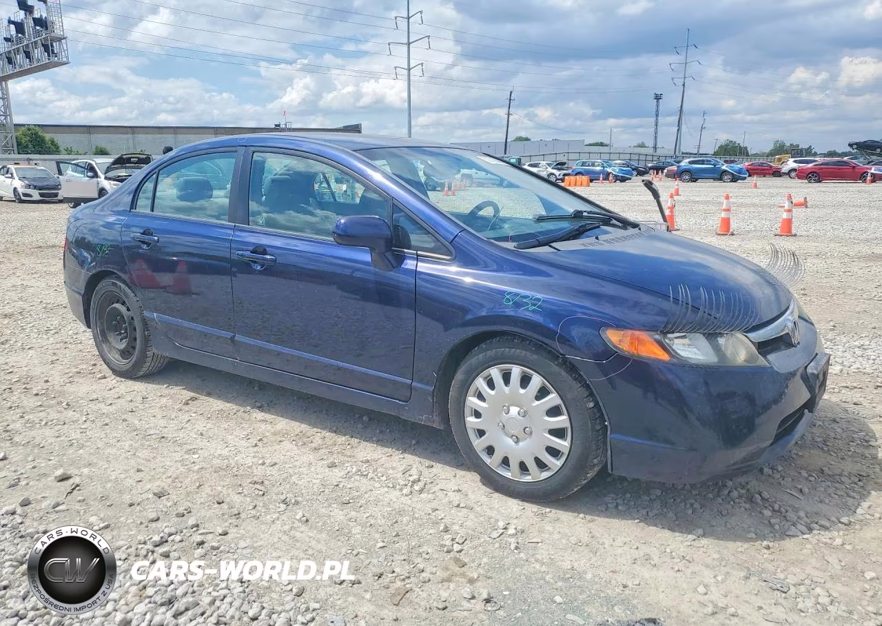 2007 Honda Civic Lx VIN:1HGFA165X7L111892 - 4