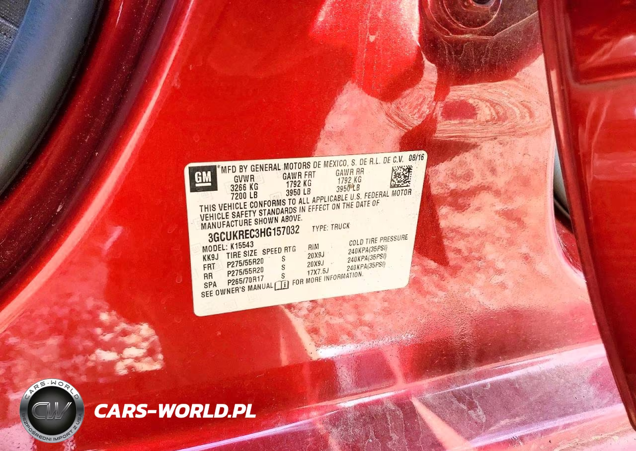 2017 Chev Silverado VIN:3GCUKREC3HG157032 - 13