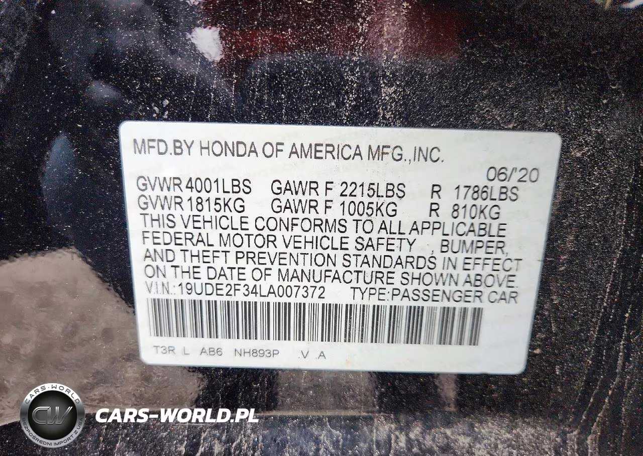 2020 Acura Ilx VIN:19UDE2F34LA007372 - 13