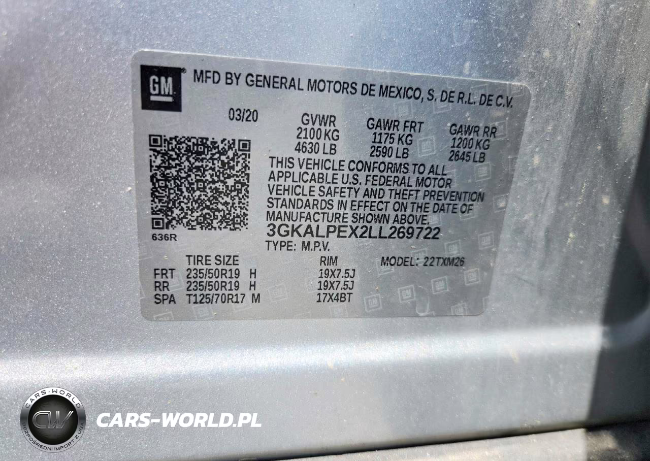 2020 GMC Terrain Slt VIN:3GKALPEX2LL269722 - 12