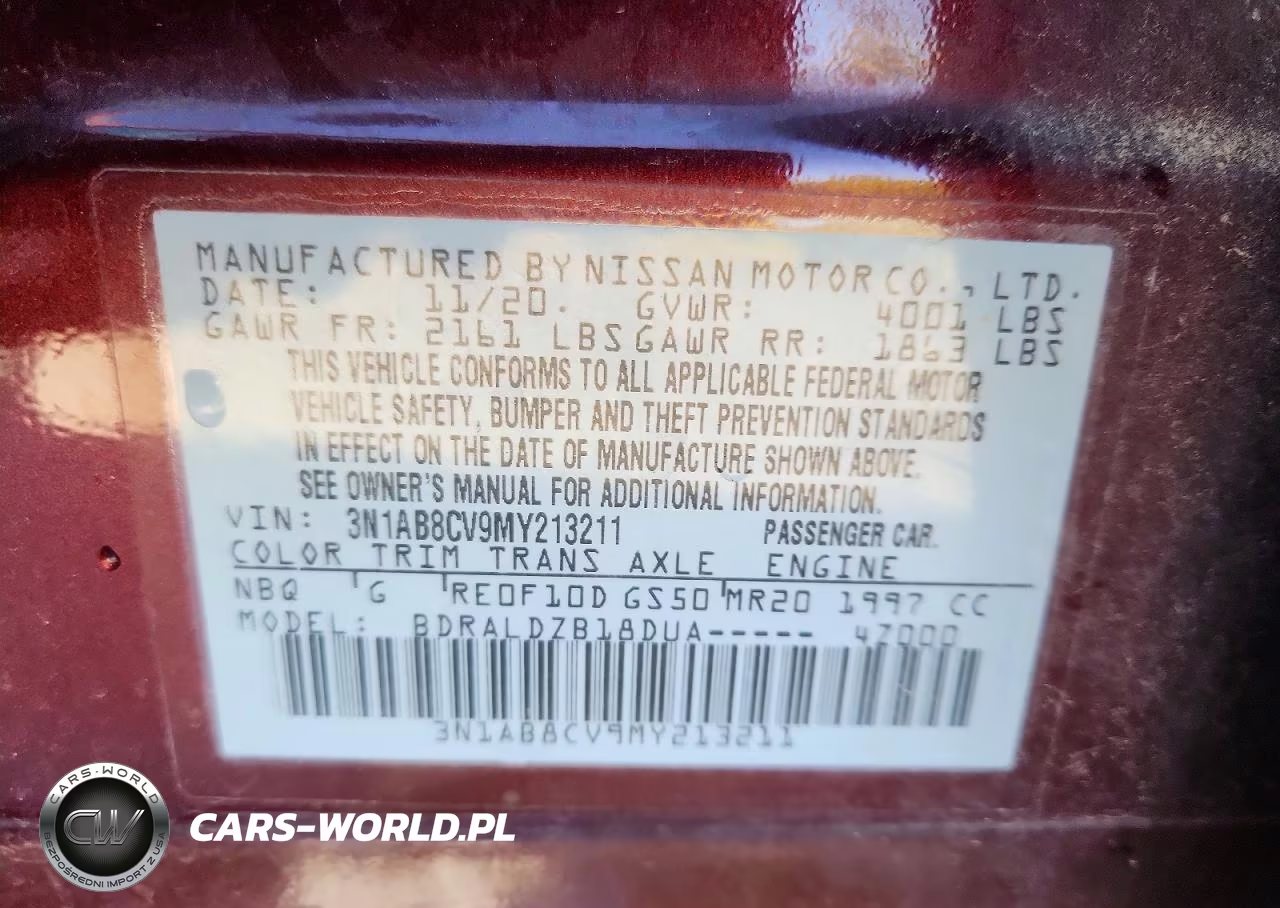 2021 Nissan Sentra Sv VIN:3N1AB8CV9MY213211 - 12