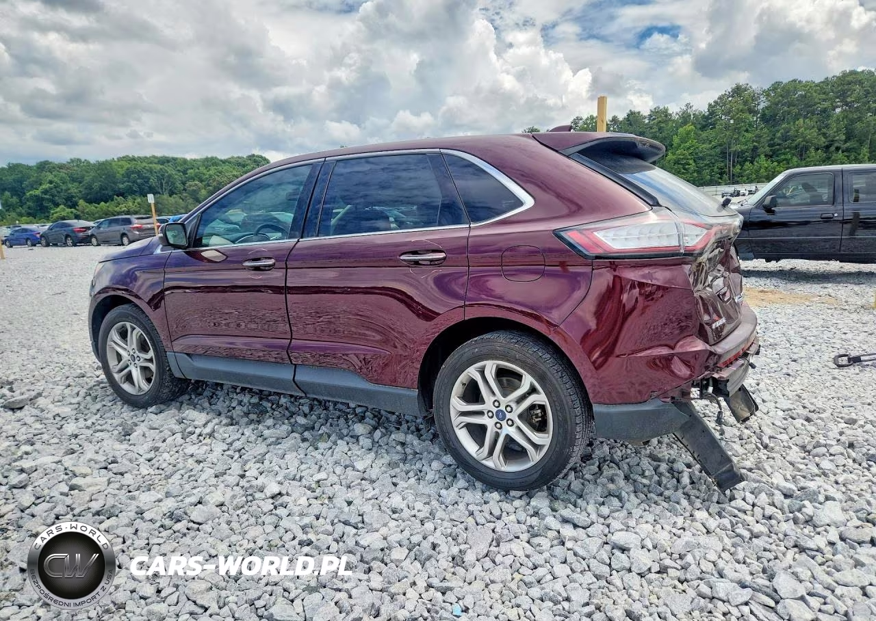 2017 Ford Edge Titanium VIN:2FMPK3K95HBB81267 - 2