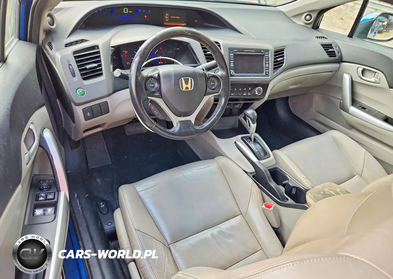 2012 Honda Civic Exl VIN:2HGFG3B15CH556206 - 8