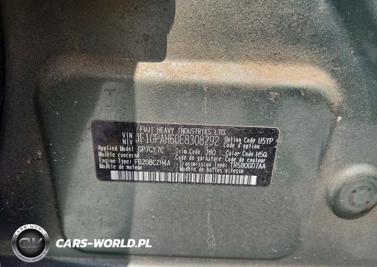 2014 Subaru Impreza Limited VIN:JF1GPAH60E8308292 - 12