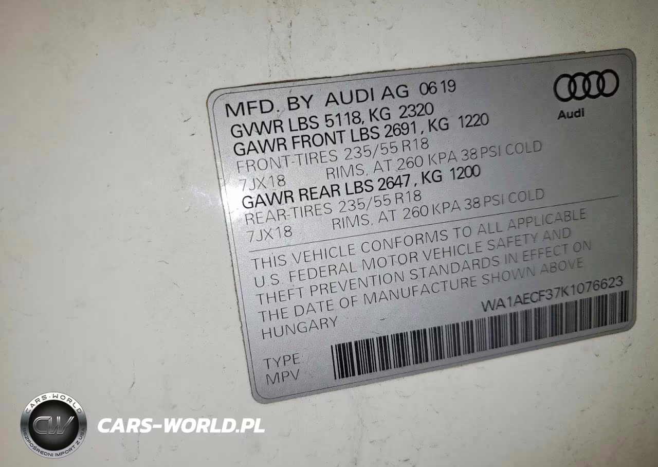 2019 Audi Q3 Premium VIN:WA1AECF37K1076623 - 13