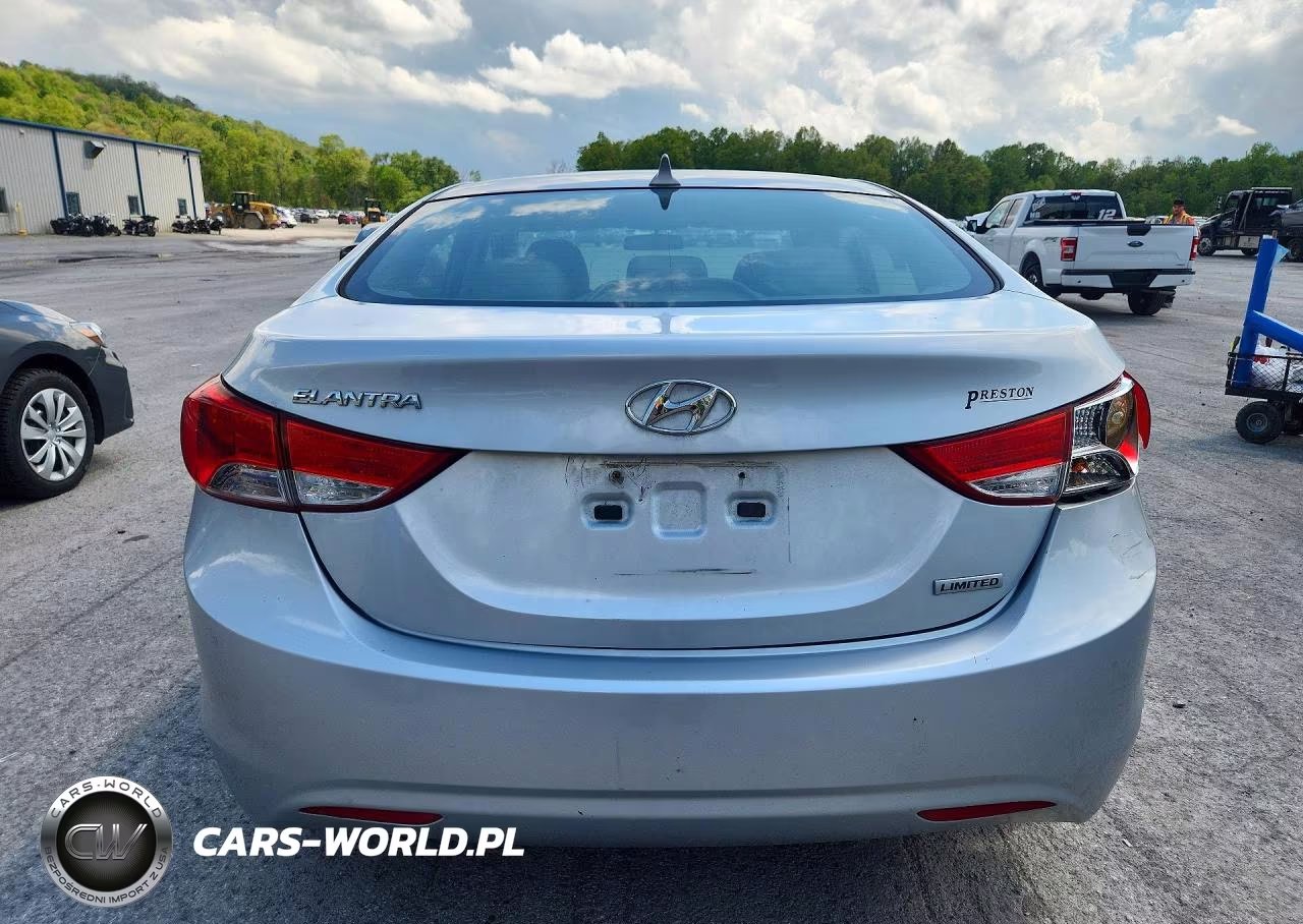 2013 Hyundai Elantra Limited VIN:5NPDH4AEXDH286475 - 6