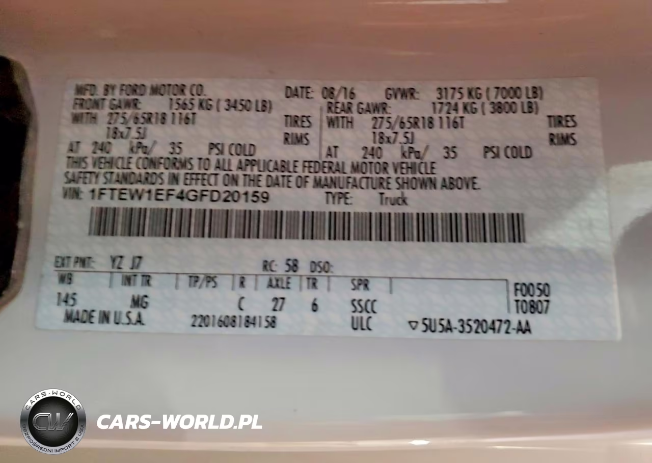 2016 Ford F150 Supercrew VIN:1FTEW1EF4GFD20159 - 12