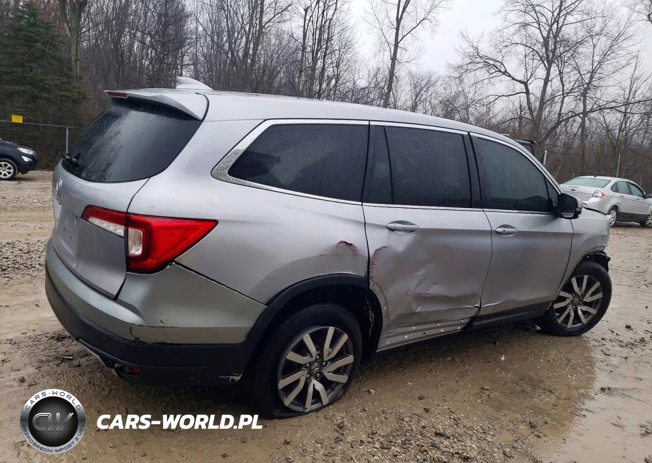 2020 Honda Pilot Ex VIN:5FNYF5H37LB026193 - 3