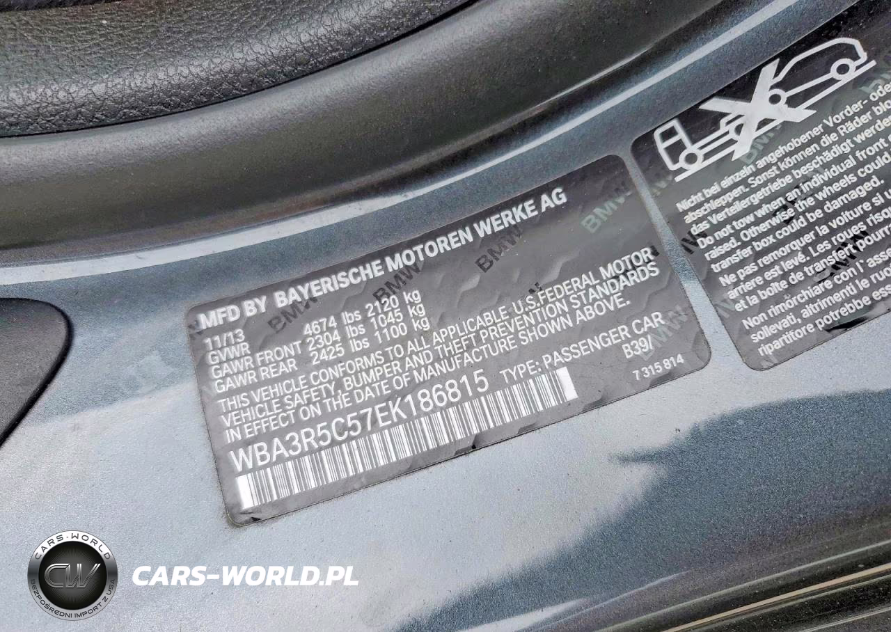 2014 BMW 435 Xi VIN:WBA3R5C57EK186815 - 12