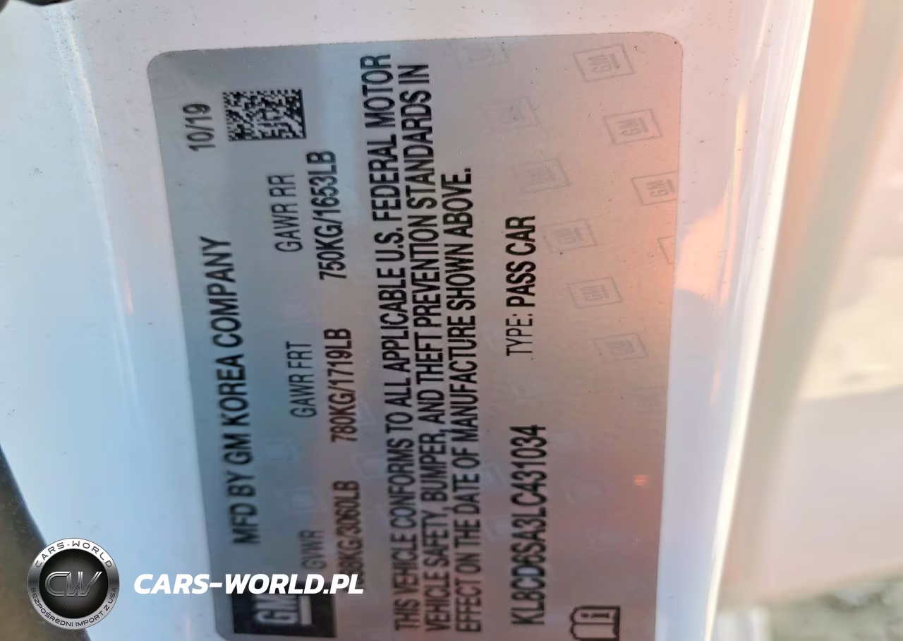 2020 Chevrolet Spark 1Lt VIN:KL8CD6SA3LC431034 - 13