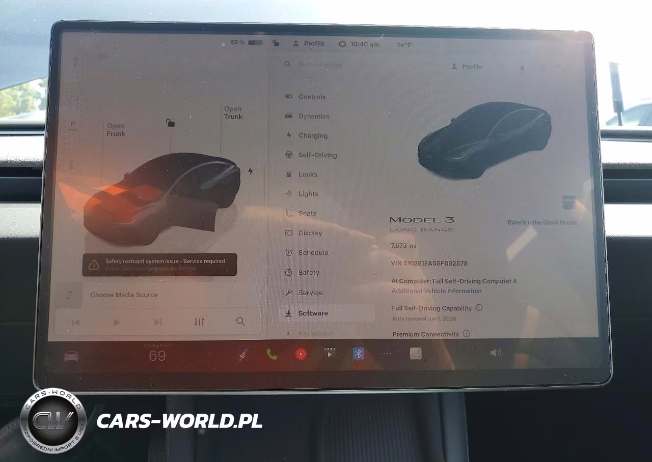 2025 Tesla Model 3 VIN:5YJ3E1EA0SF082578 - 9