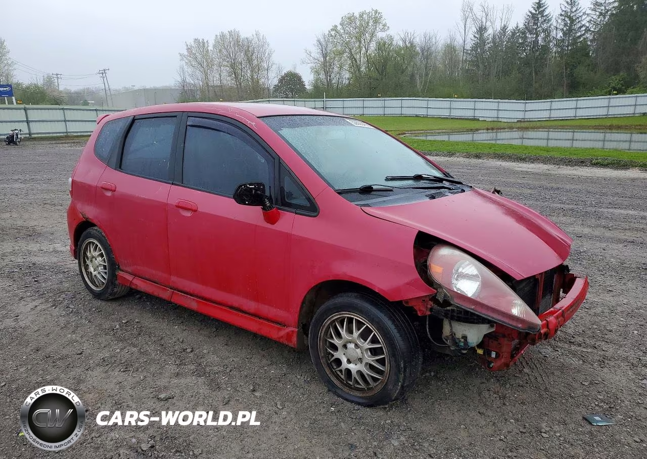 2007 Honda Fit S VIN:JHMGD37617S037196 - 4