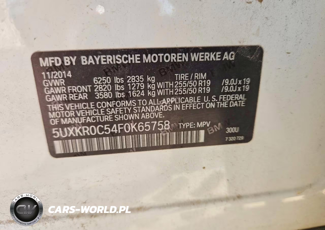 2015 BMW X5 xDrive35I VIN:5UXKR0C54F0K65758 - 13
