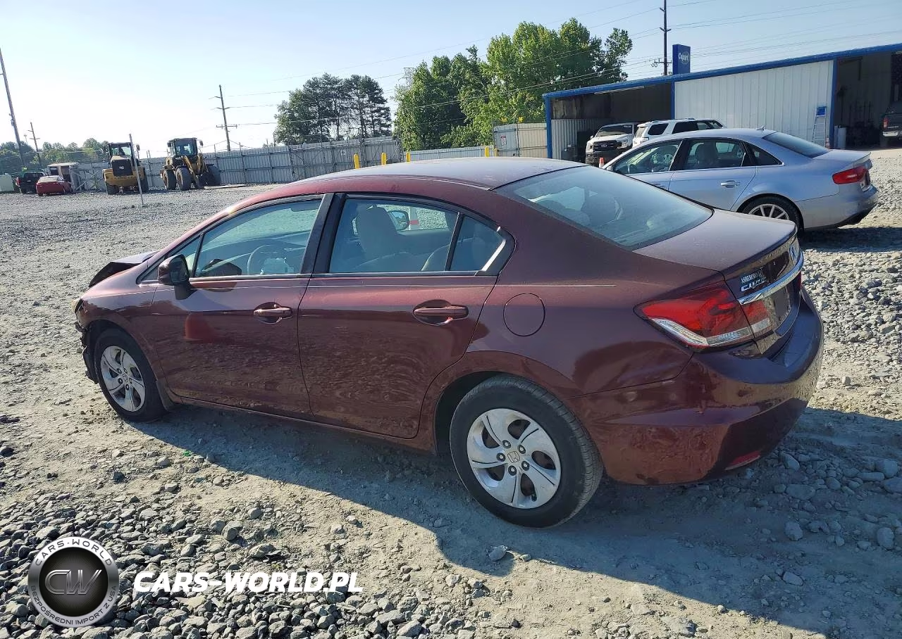 2013 Honda Civic Lx VIN:2HGFB2F50DH599732 - 2