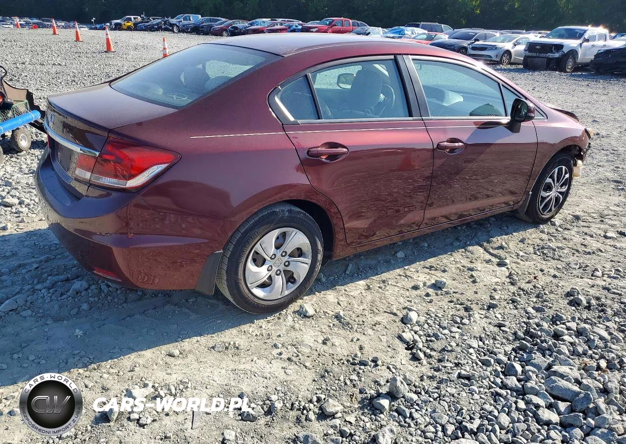 2013 Honda Civic Lx VIN:2HGFB2F50DH599732 - 3