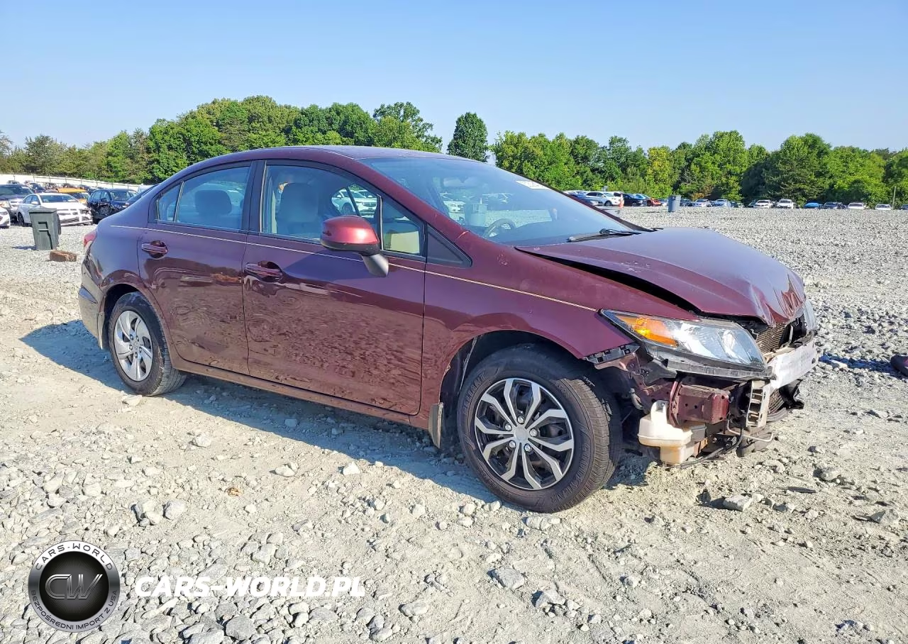 2013 Honda Civic Lx VIN:2HGFB2F50DH599732 - 4