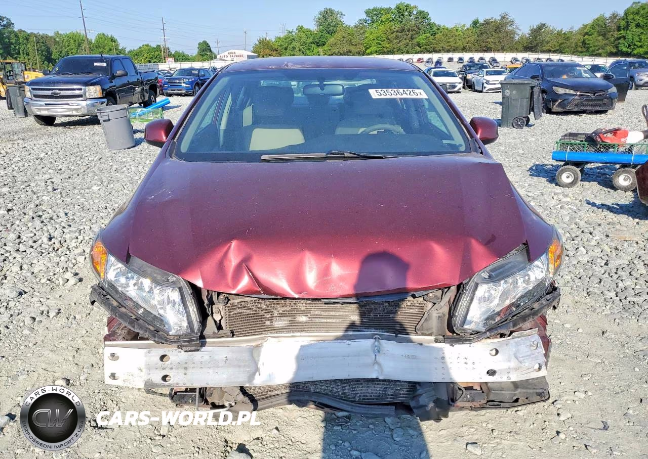 2013 Honda Civic Lx VIN:2HGFB2F50DH599732 - 5