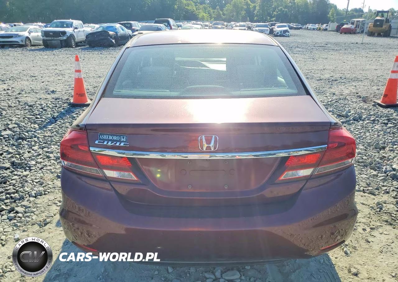 2013 Honda Civic Lx VIN:2HGFB2F50DH599732 - 6