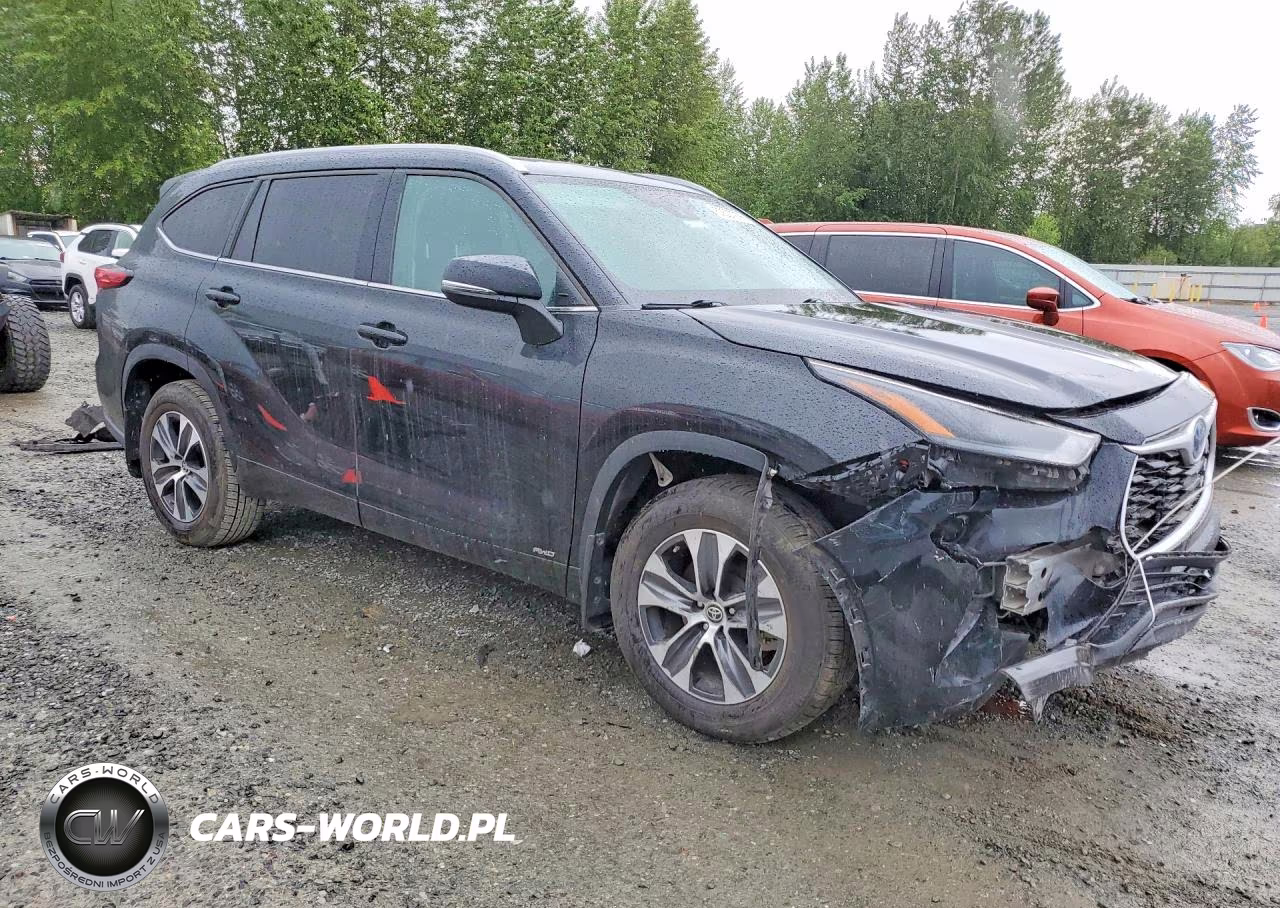 2022 Toyota Highlander Hybrid Xle VIN:5TDGBRCH6NS562312 - 4