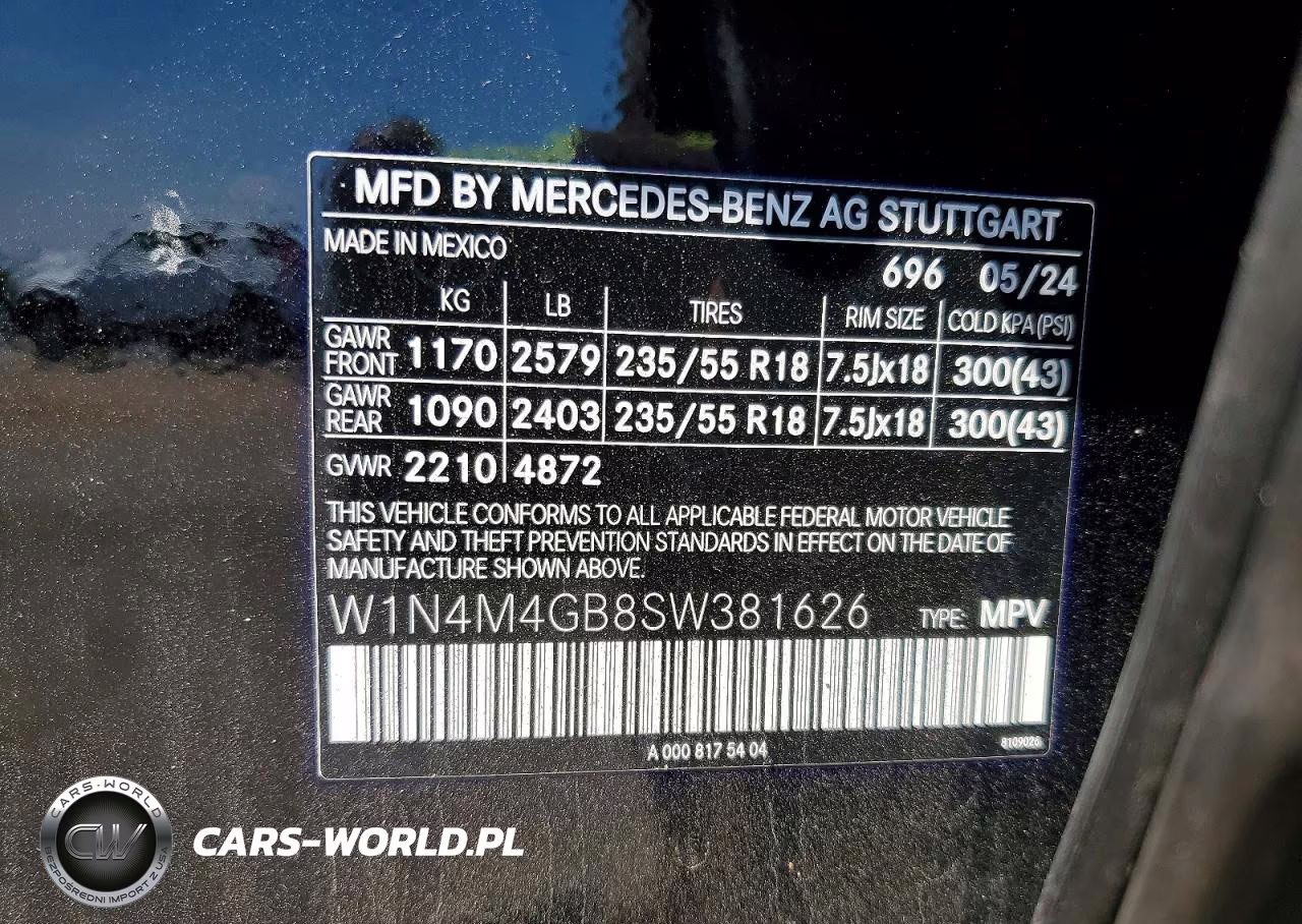 2025 Mercedes-Benz Glb 250 VIN:W1N4M4GB8SW381626 - 13