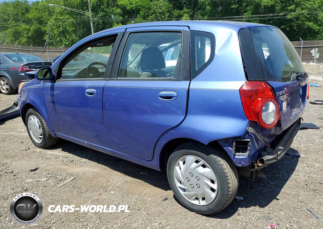2009 Chevrolet Aveo Ls VIN:KL1TD66EX9B620919 - 2