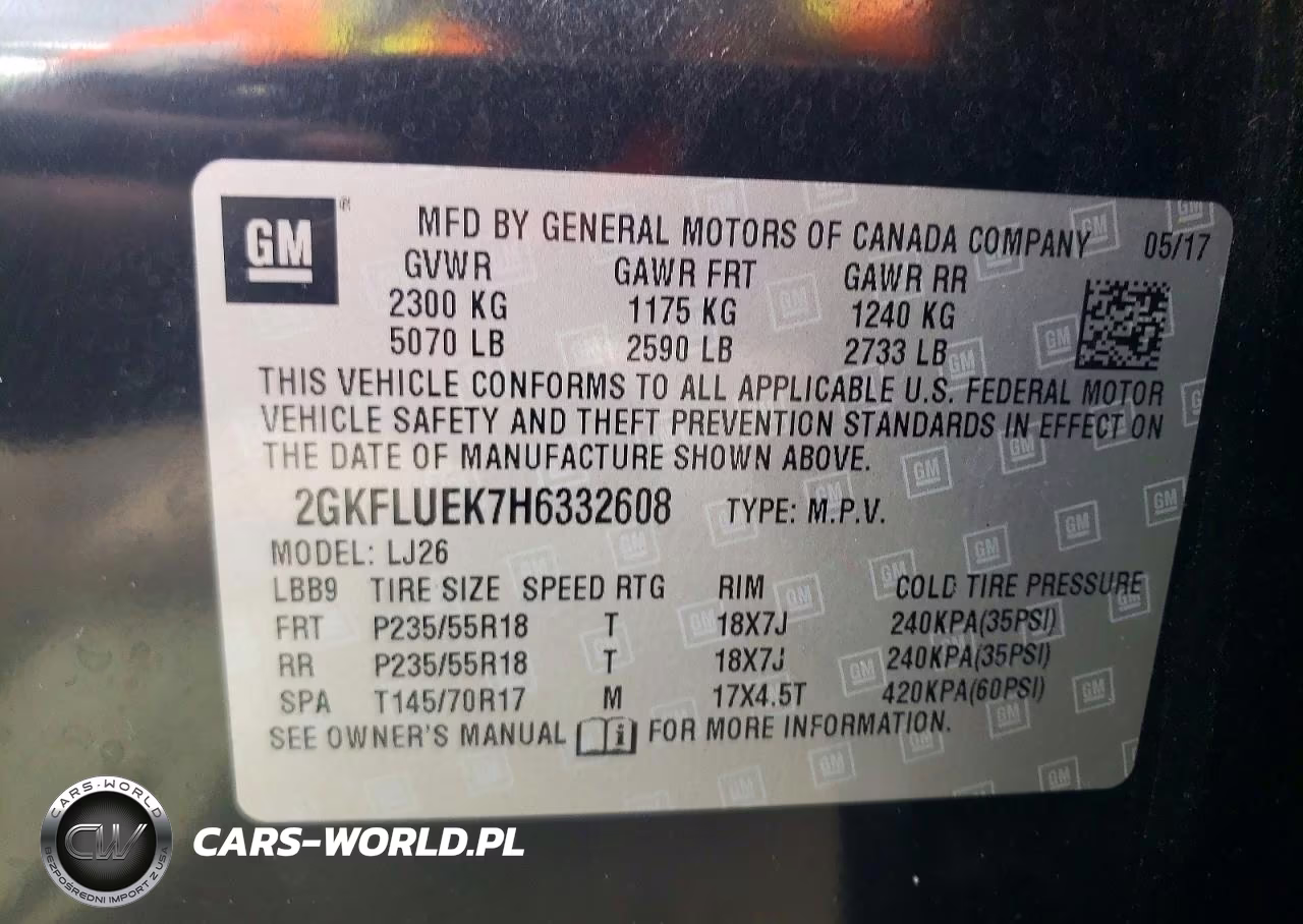 2017 GMC Terrain Slt VIN:2GKFLUEK7H6332608 - 13