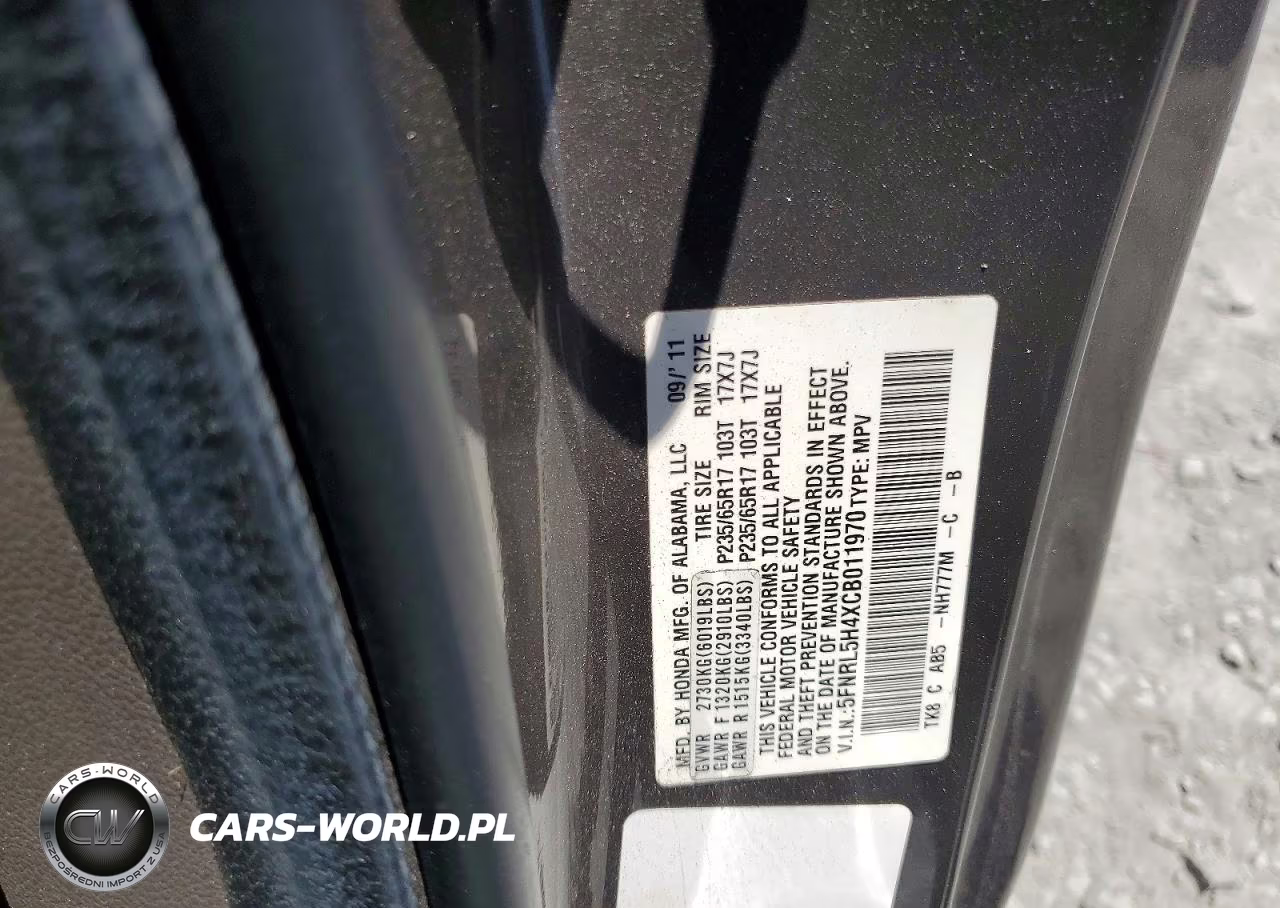 2012 Honda Odyssey Ex VIN:5FNRL5H4XCB011970 - 14
