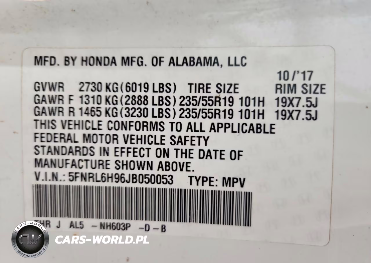 2018 Honda Odyssey Elite VIN:5FNRL6H96JB050053 - 13