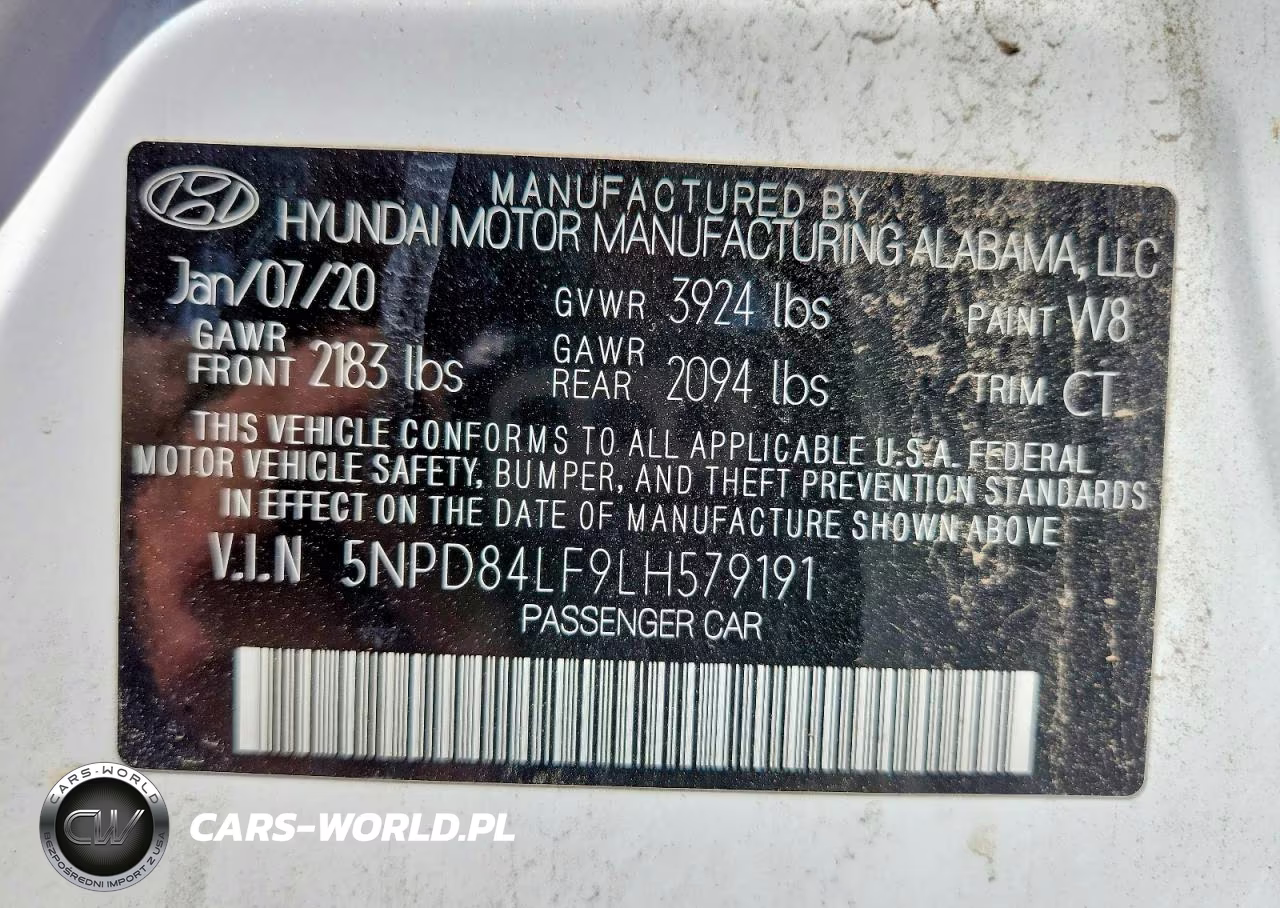 HYUNDAI ELANTRA VIN:5NPD84LF9LH579191 - 12