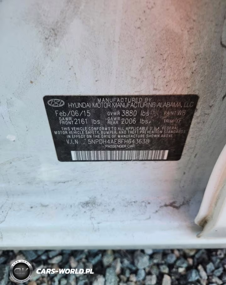 2015 Hyundai Elantra Se VIN:5NPDH4AE8FH643638 - 12