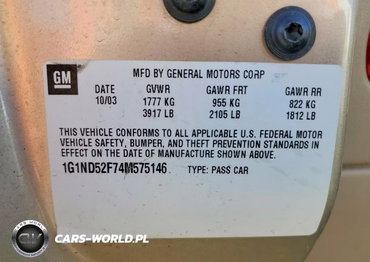 2004 Chevrolet Classic VIN:1G1ND52F74M575146 - 13