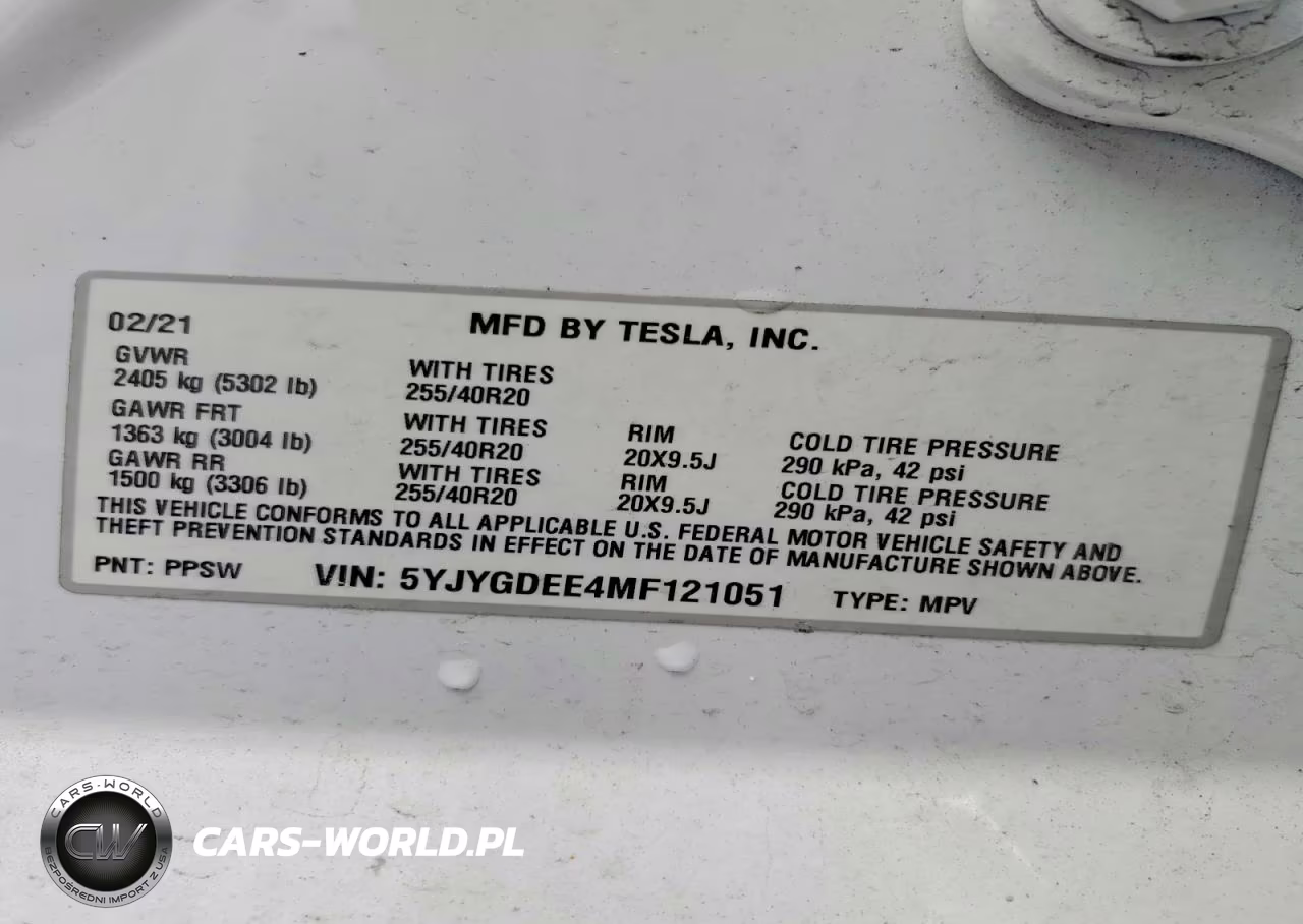 2021 Tesla Model Y VIN:5YJYGDEE4MF121051 - 12