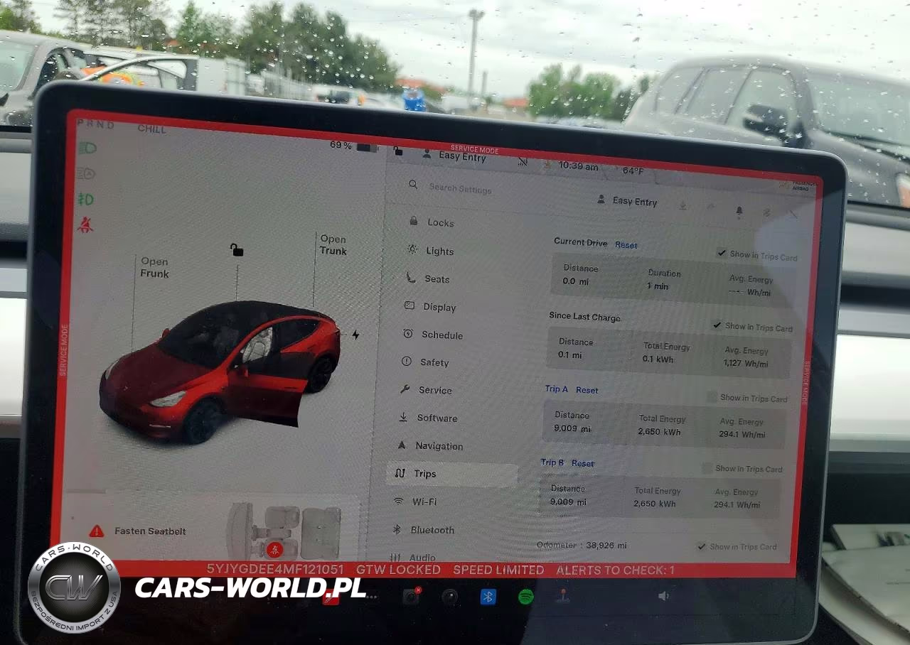 2021 Tesla Model Y VIN:5YJYGDEE4MF121051 - 9