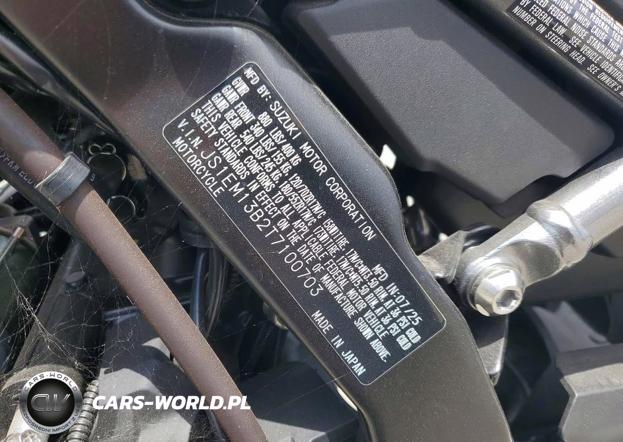 2026 Suzuki Gsx800 F VIN:JS1EM13B2T7100703 - 9