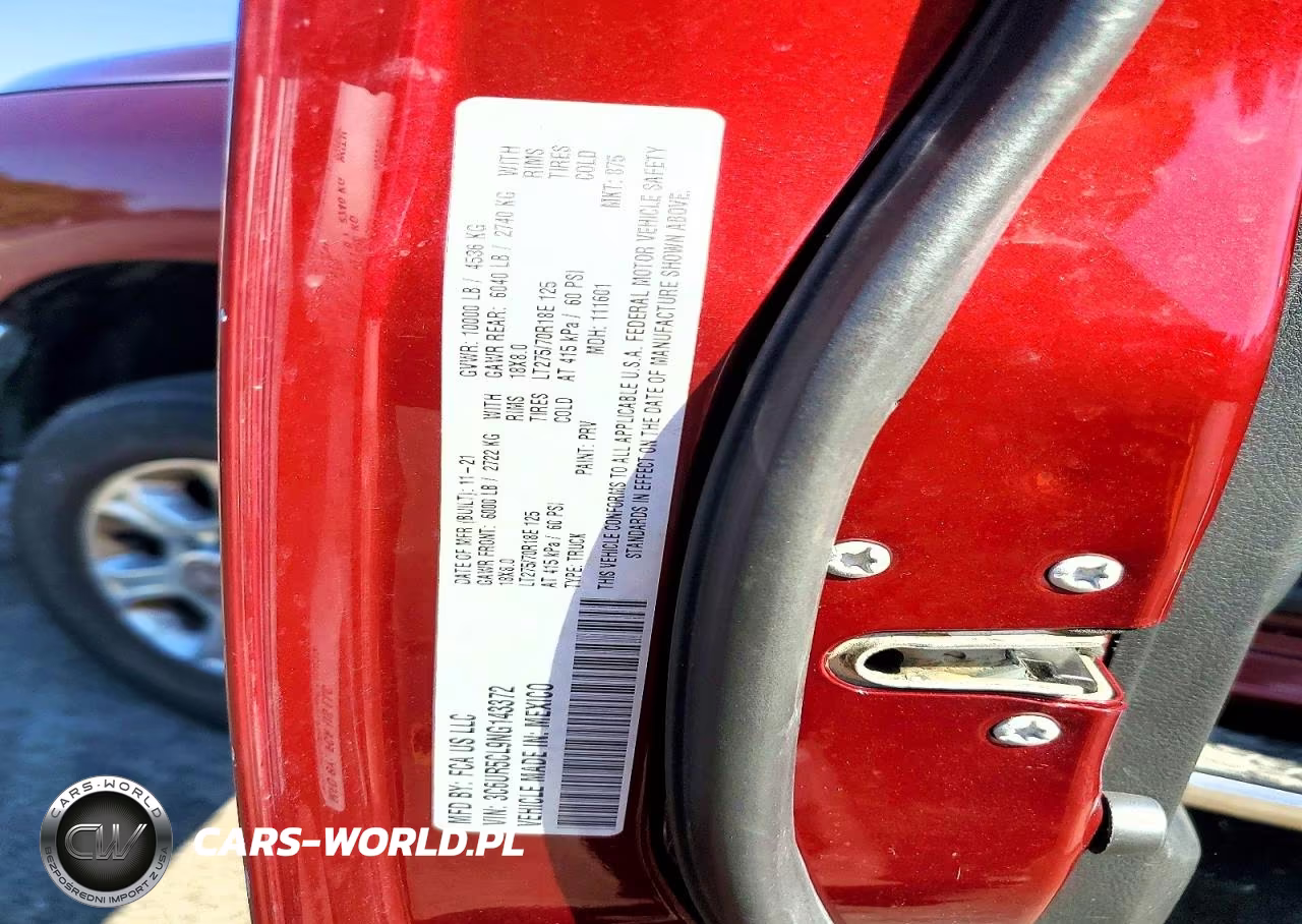 2022 Ram 2500 Tradesman VIN:3C6UR5CL9NG143372 - 12