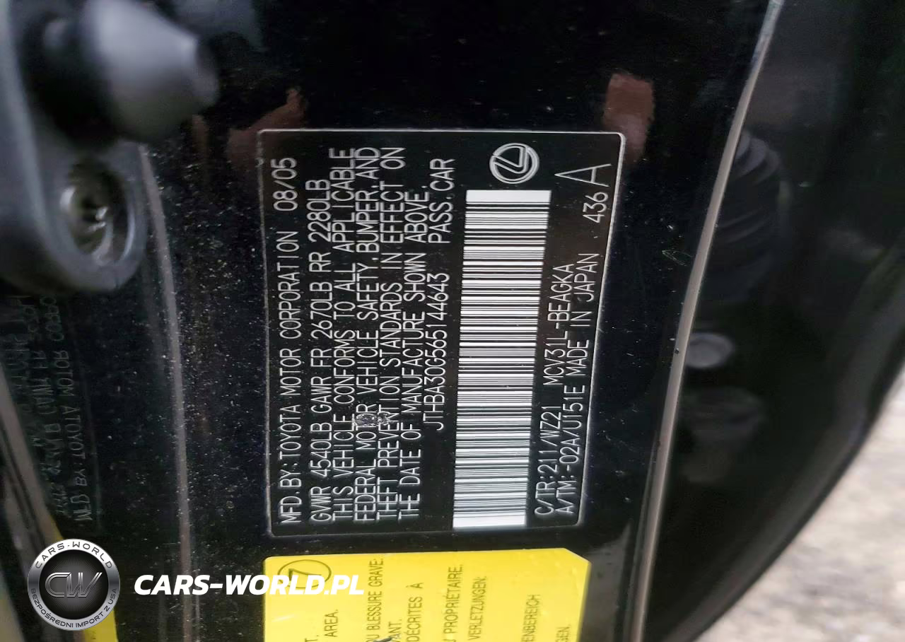 2006 Lexus Es 330 VIN:JTHBA30G565144643 - 12
