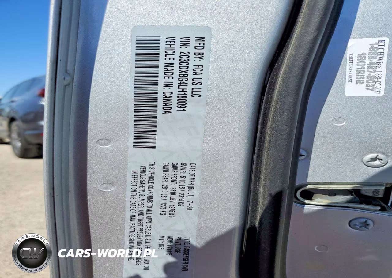 2020 Dodge Charger Sxt VIN:2C3CDXBG4LH180091 - 12