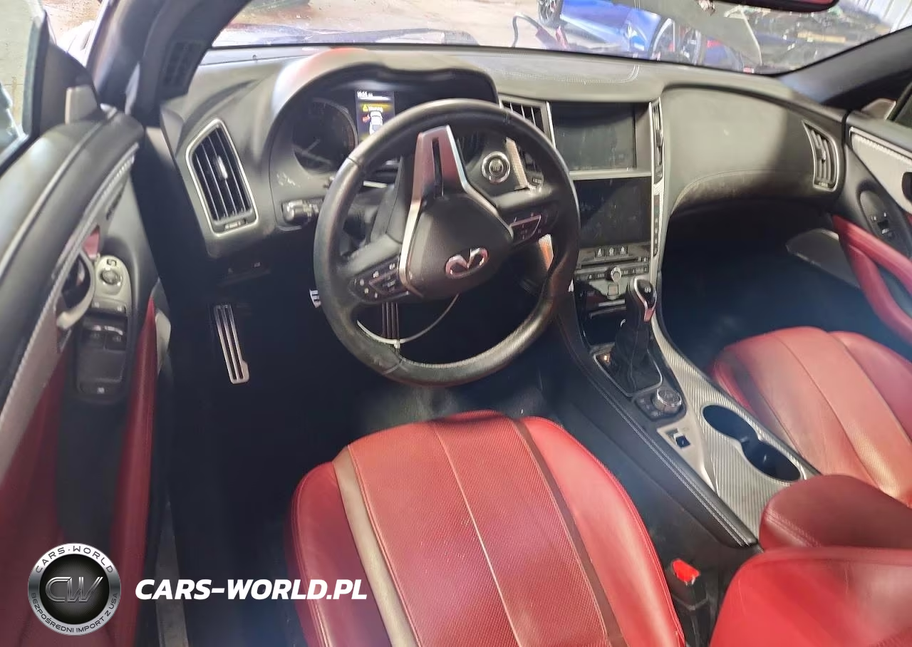 2019 Infiniti Q60 Red Sport 400 VIN:JN1FV7EL7KM440545 - 8