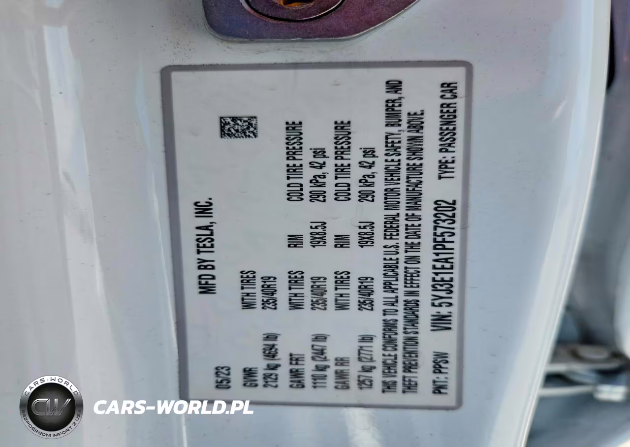 2023 Tesla Model 3 VIN:5YJ3E1EA1PF573202 - 12