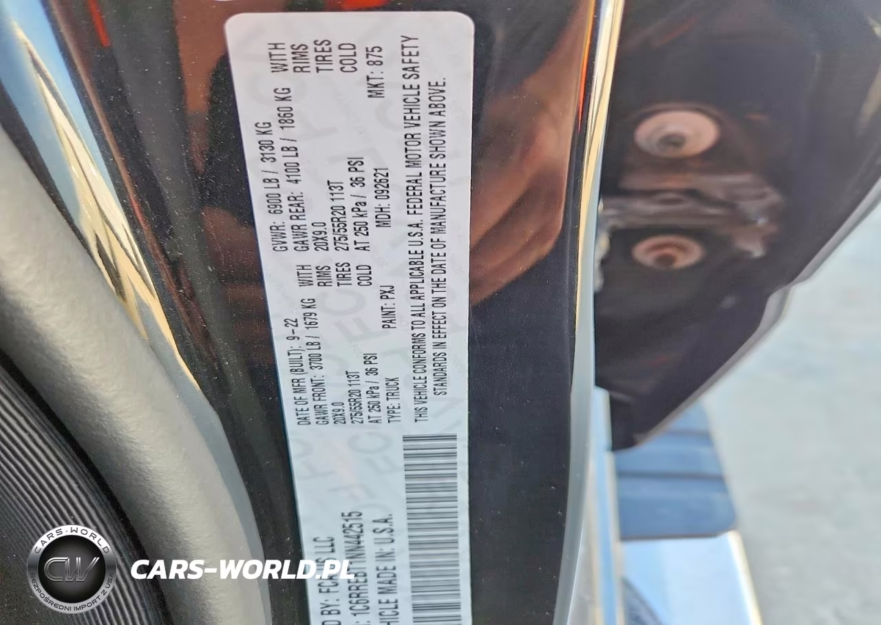 2022 Ram 1500 Big Horn VIN:1C6RREBT1NN442515 - 13